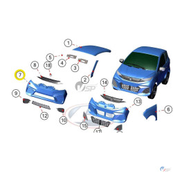 Pare chocs avant Aixam City...