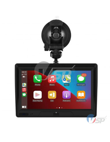 Ecran tactile portable avec CarPlay et Android Auto